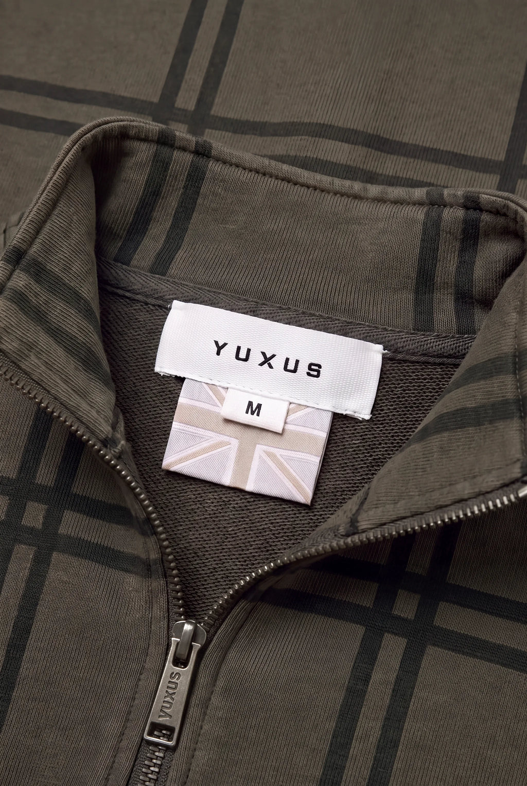 CLASP HALF ZIP BROWN