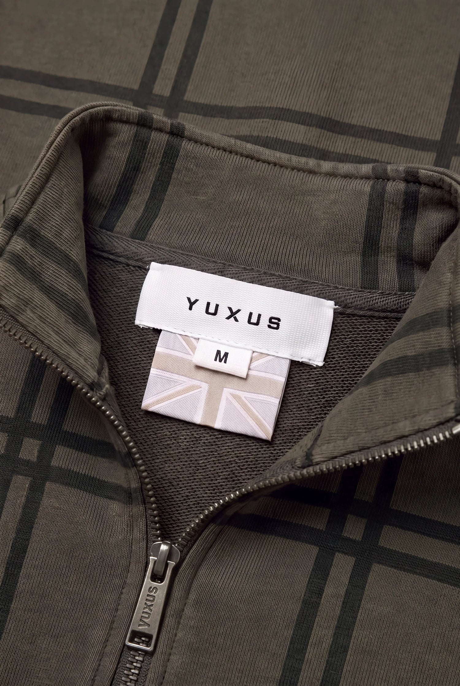 CLASP HALF ZIP BROWN