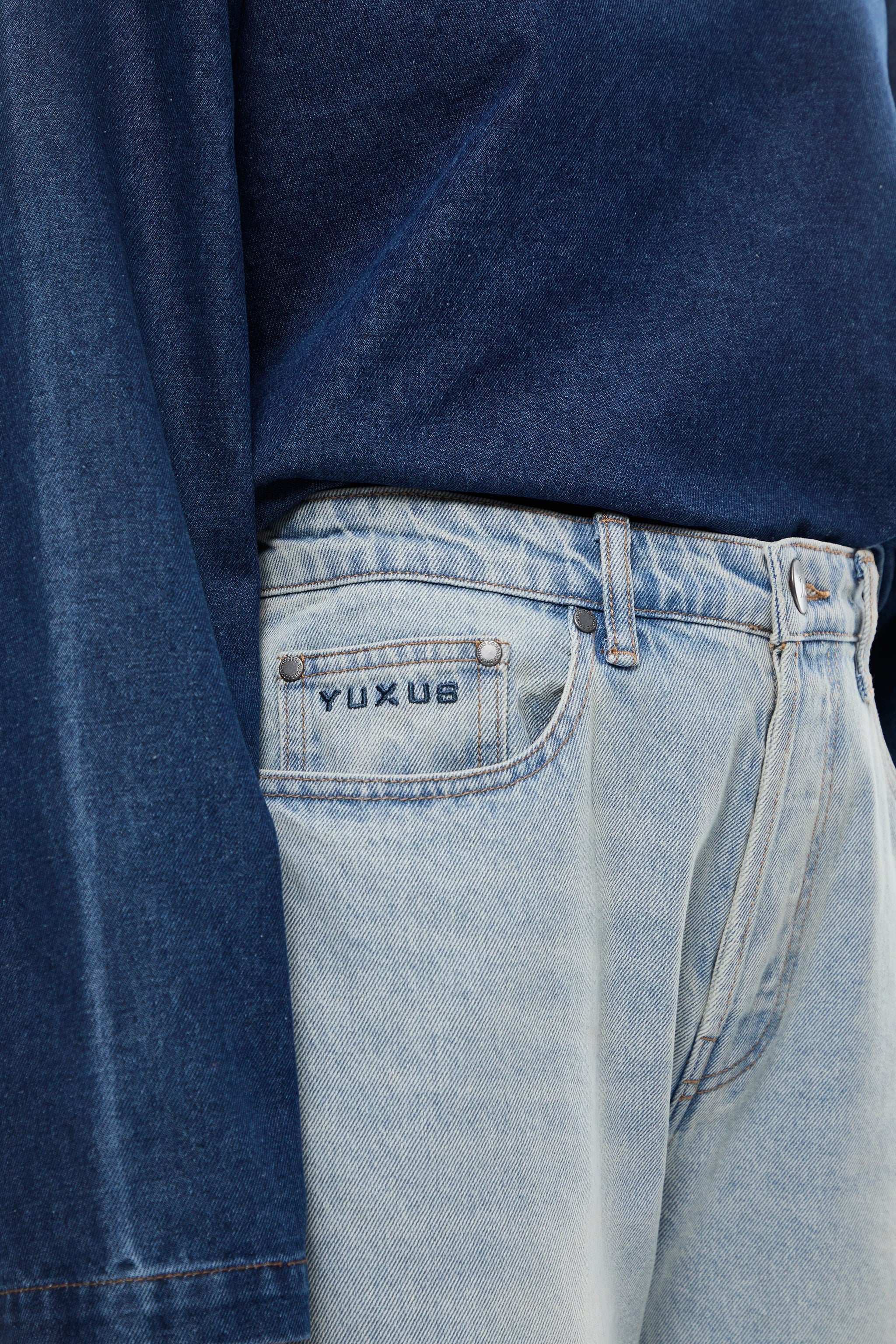 IRIS "THREADS" DENIM PANTS