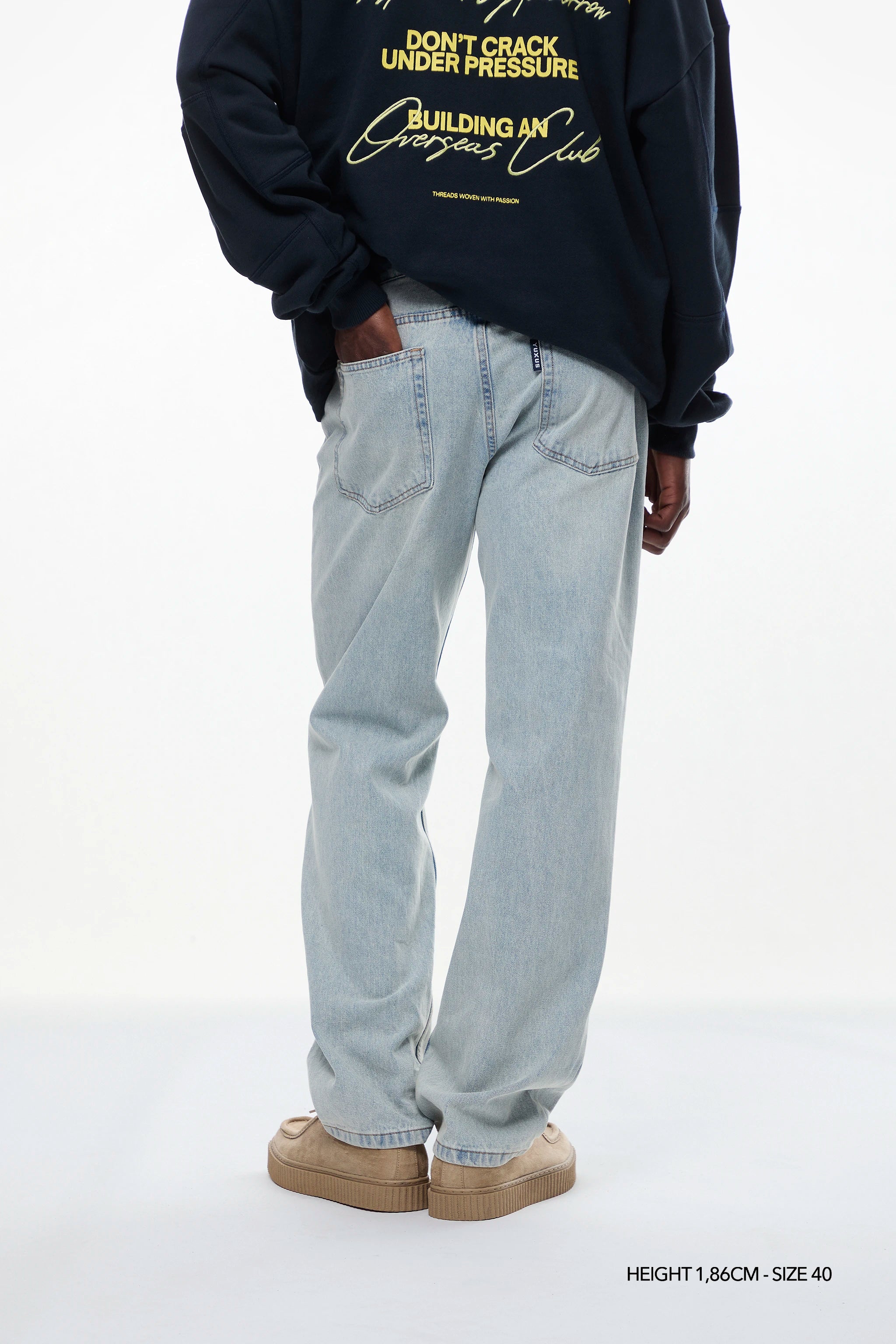 IRIS "THREADS" DENIM PANTS