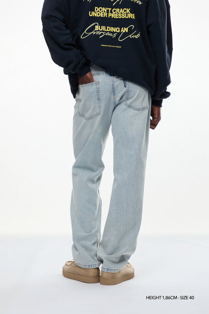 IRIS "THREADS" DENIM PANTS