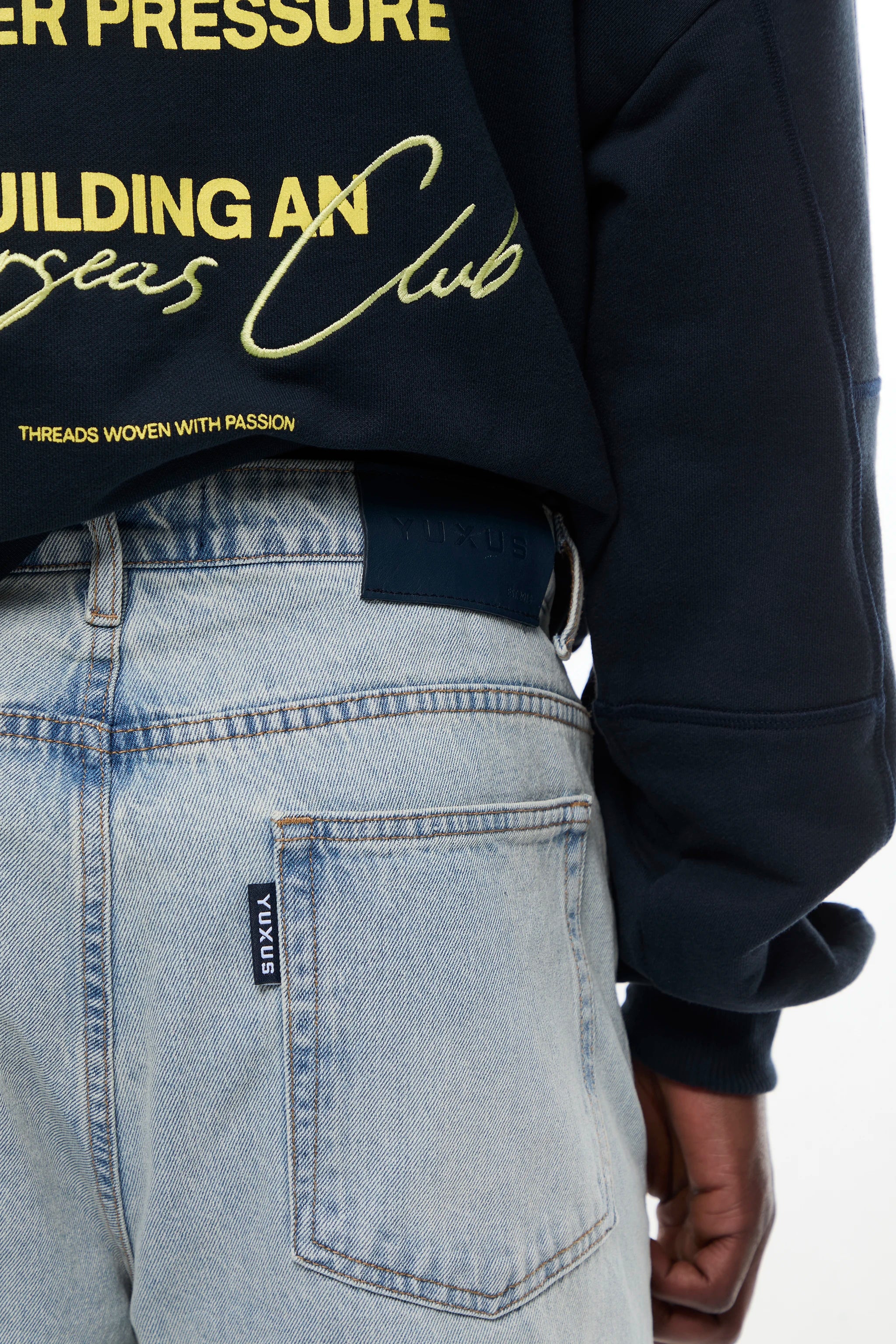 IRIS "THREADS" DENIM PANTS
