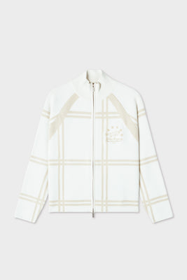 COBBLE KNITTED ZIP BEIGE