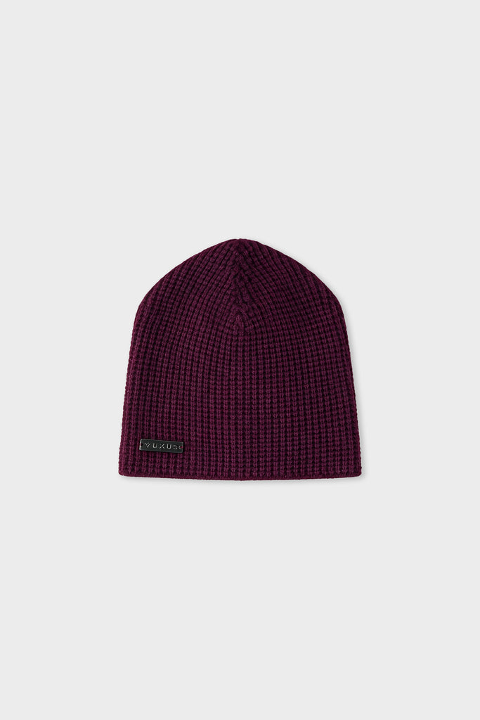 CONTOUR BEANIE BURGUNDY