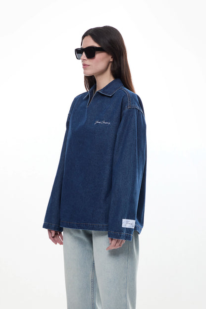 COSMIC "THREADS" DENIM POLO