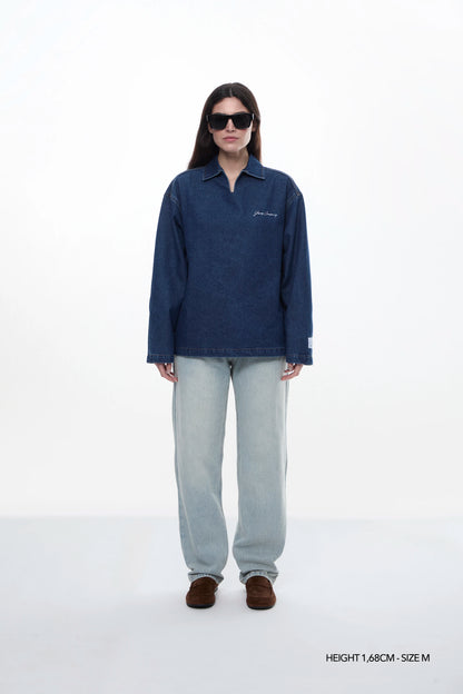 IRIS "THREADS" DENIM PANTS