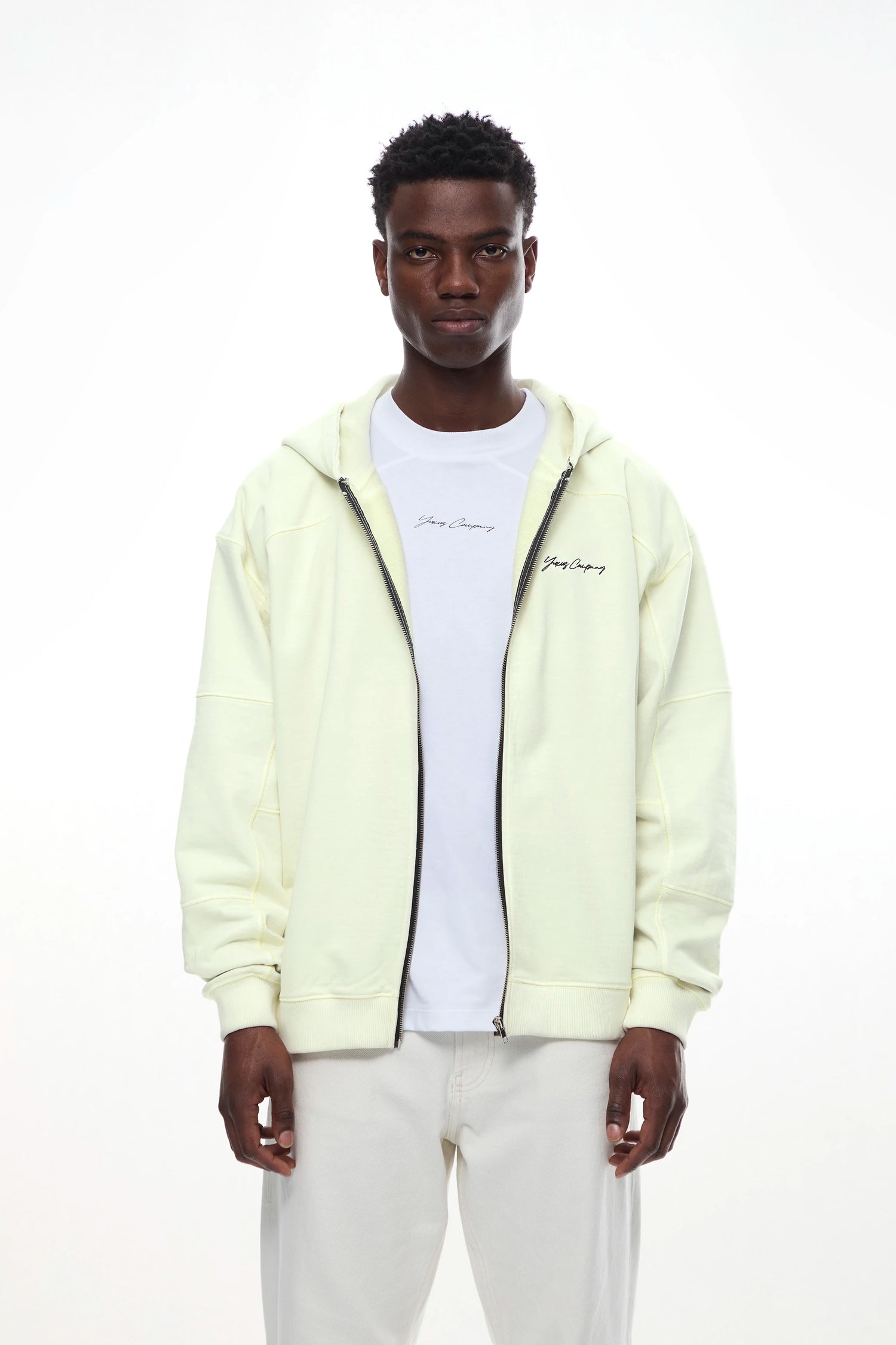 CREAM "THREADS" ZIP