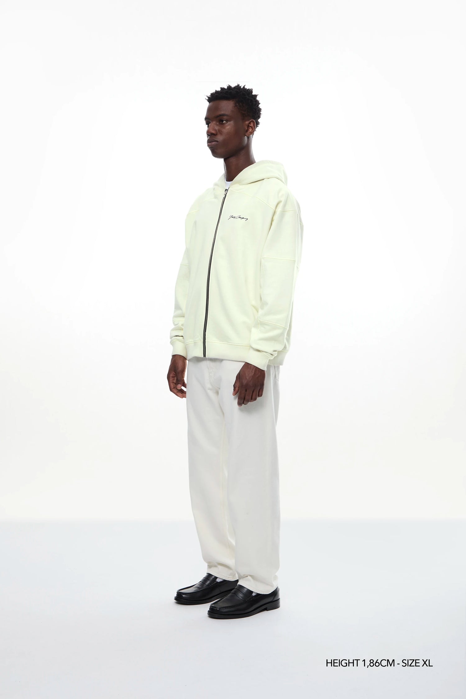 CREAM "THREADS" ZIP