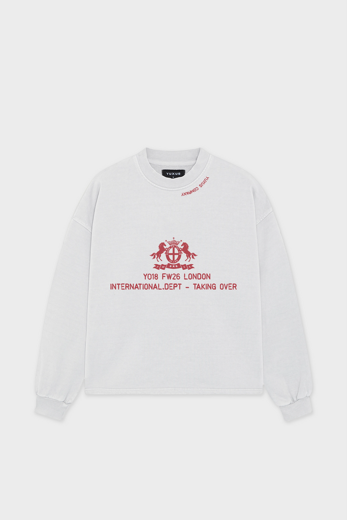 CRISP CREWNECK OFF WHITE
