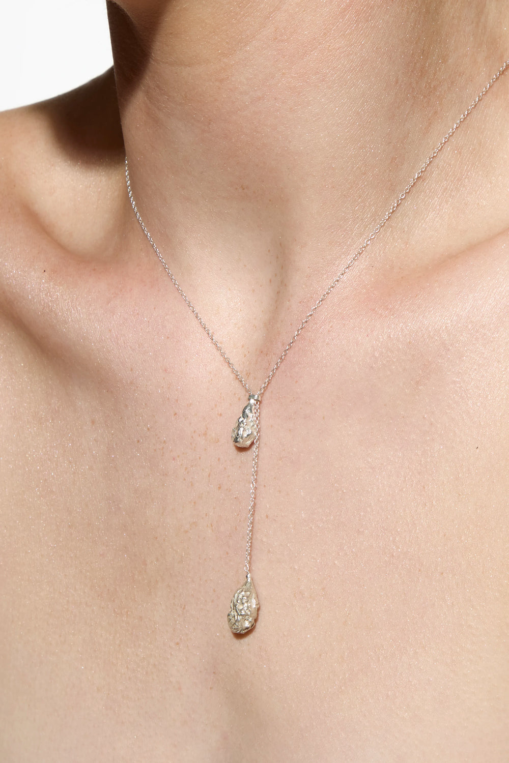 TEARS "CRINKLED 925" NECKLACE
