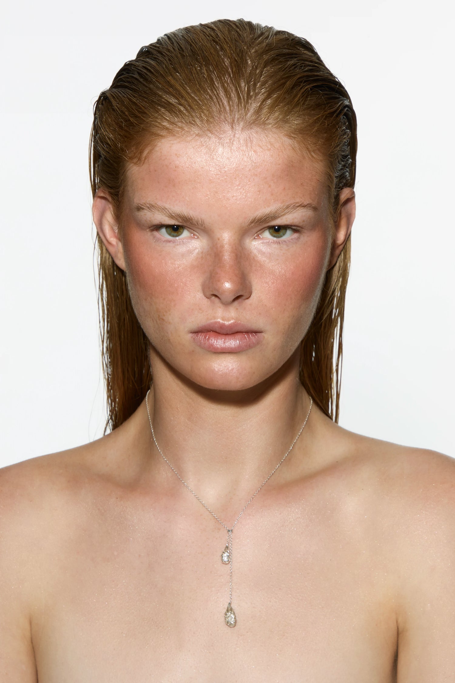 TEARS "CRINKLED 925" NECKLACE