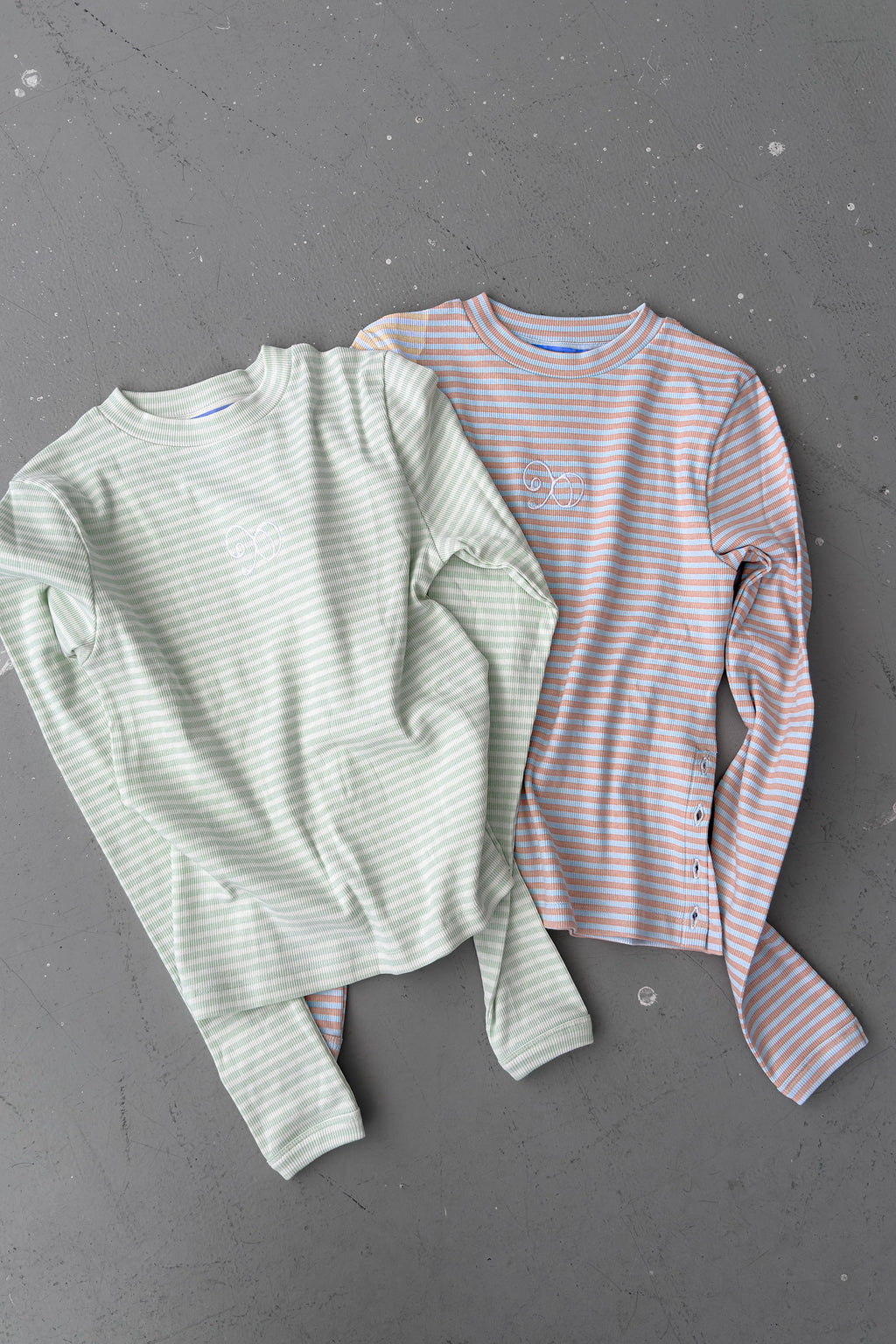 MAISON LONGSLEEVE STRIPES LIGHT GREEN