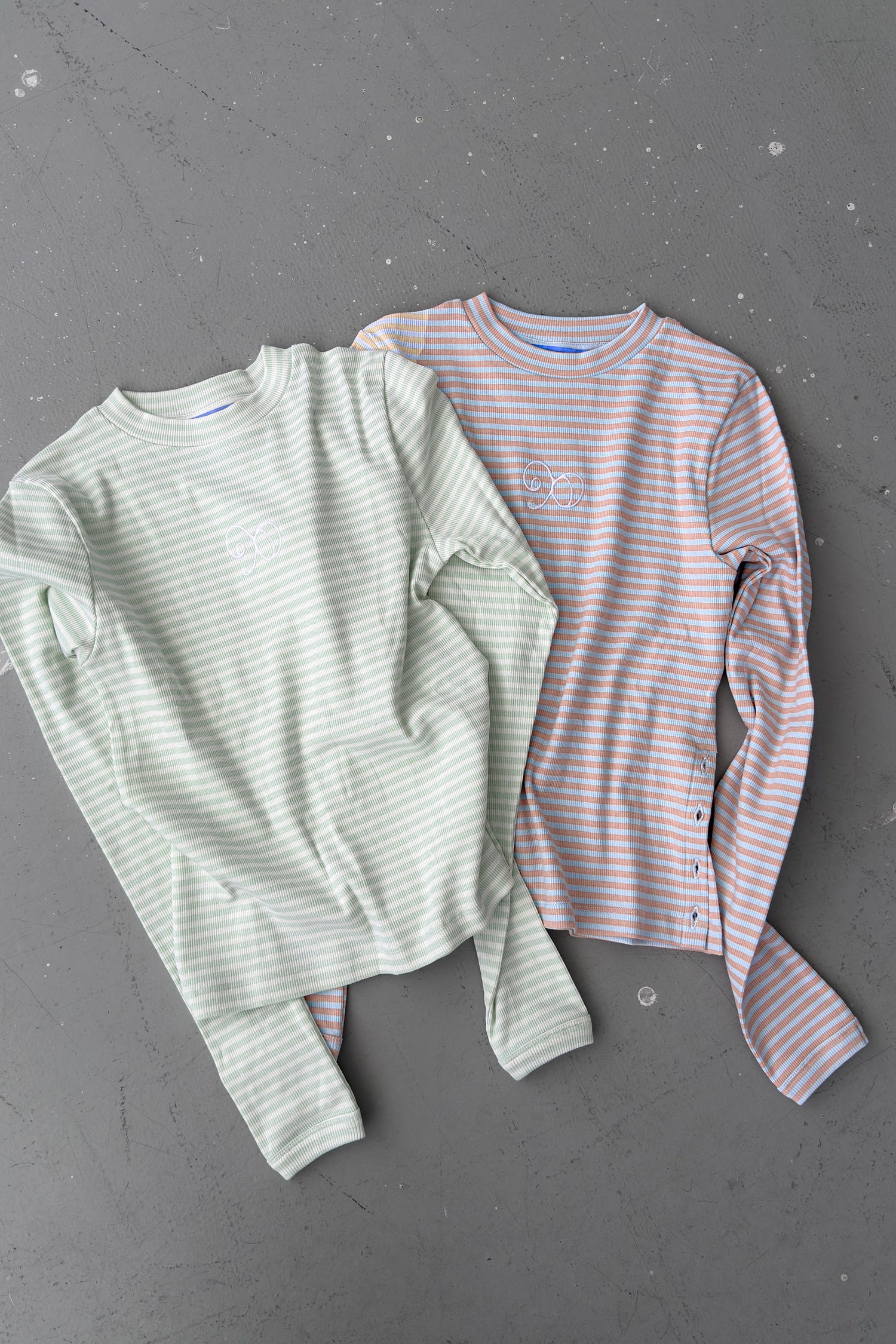 MAISON LONGSLEEVE STRIPES LIGHT GREEN