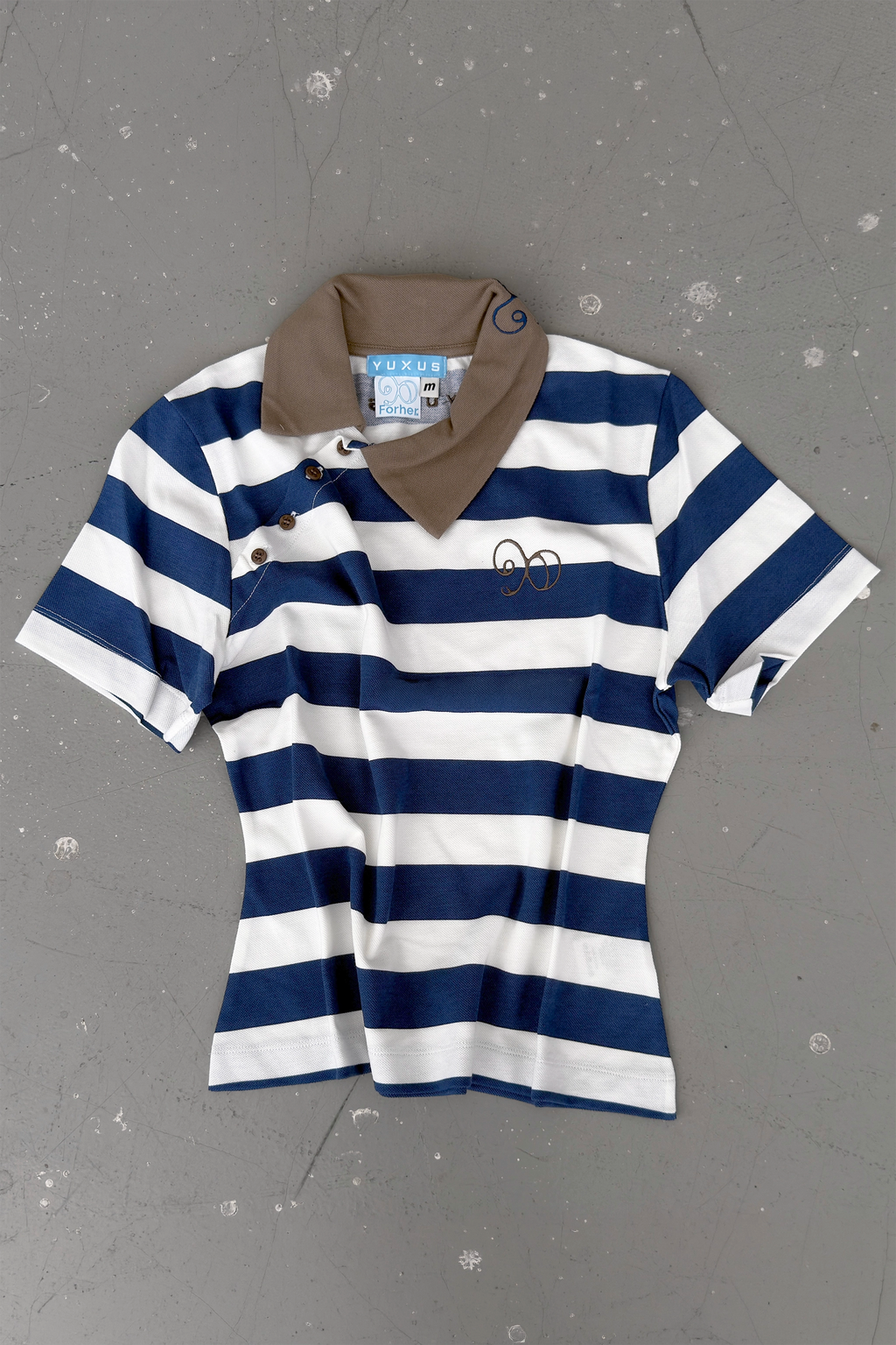 MAIZE POLO STRIPES BLUE