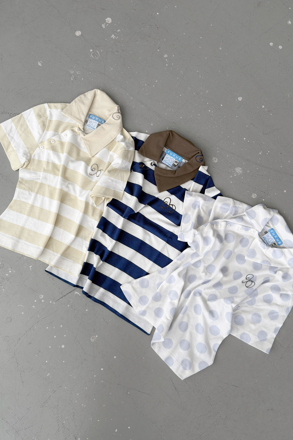 MAIZE POLO STRIPES LIGHT YELLOW
