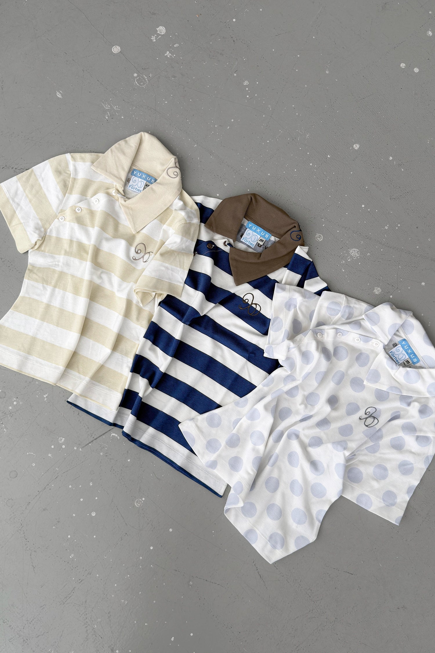 MAIZE POLO STRIPES LIGHT YELLOW