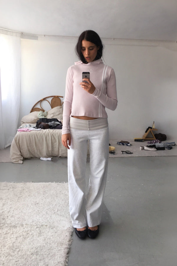GREIGE HOODIE PINK