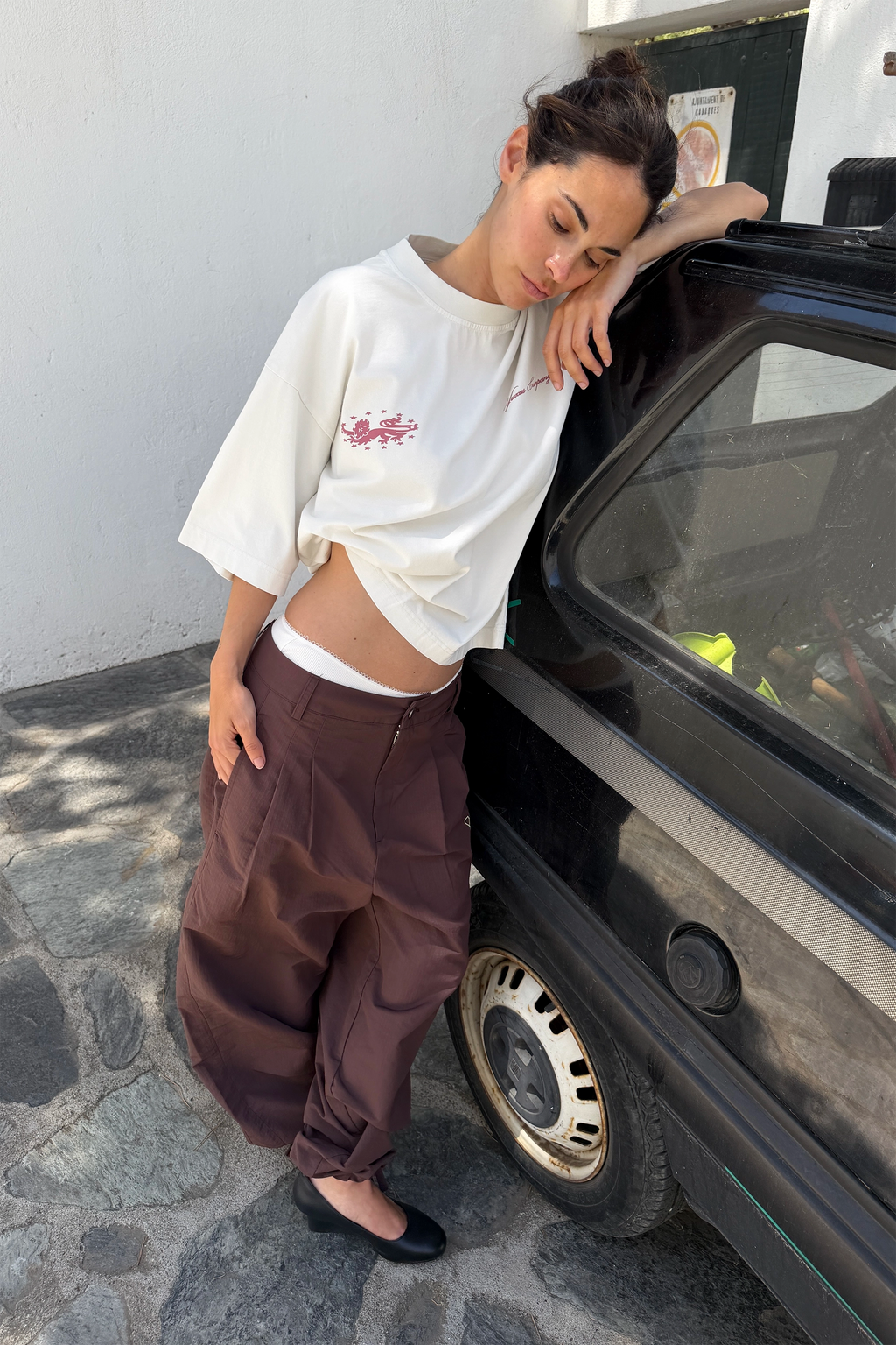 VAIL "MEMORIES" T-SHIRT IVORY GREY