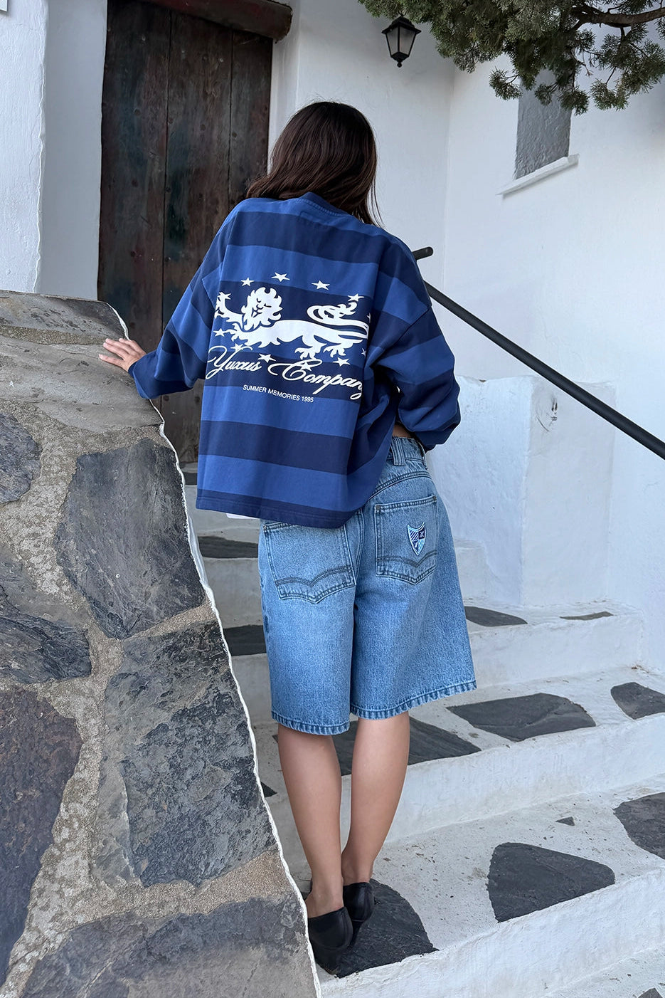 AETH "MEMORIES" CREWNECK NAVY