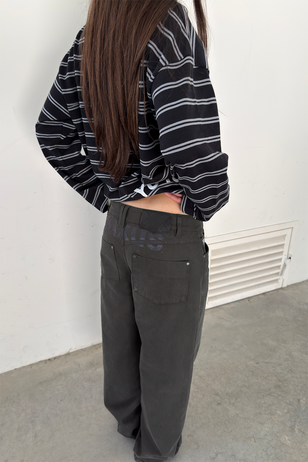 BLOCK "LOWERCASE" PANTS BLACK