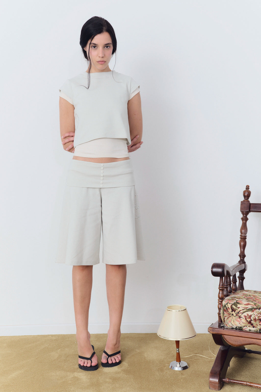 SCULPT SHORTS LIGHT GREY