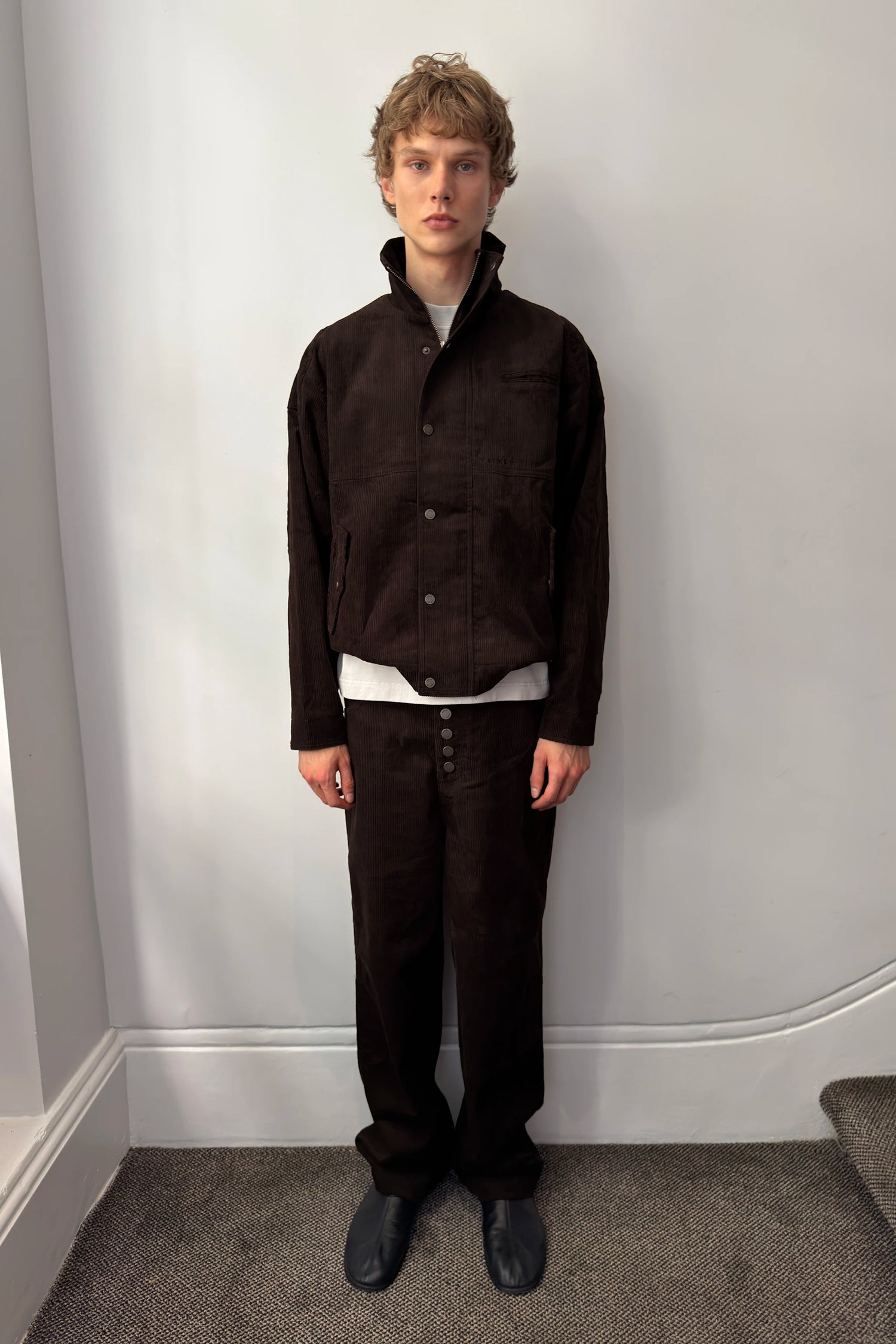 CHELSEA CORDUROY PANTS BROWN