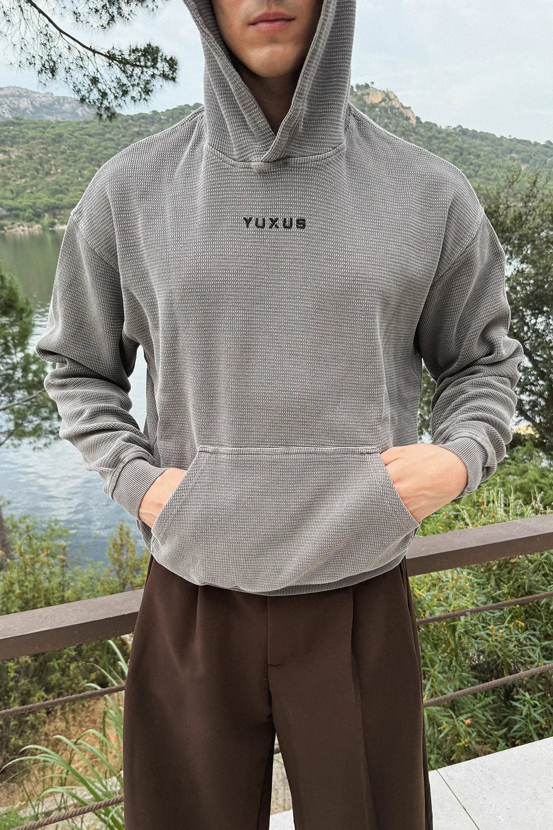 SILVER "CRONOS" HOODIE