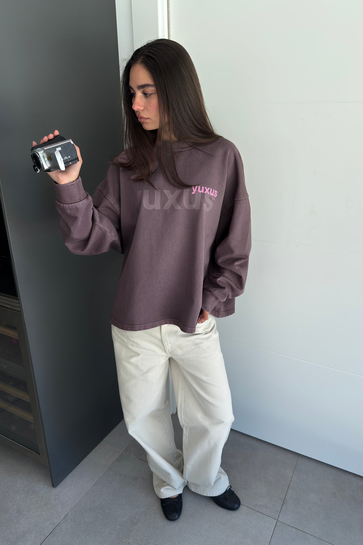 ZEST "LOWERCASE" CREWNECK PURPLE
