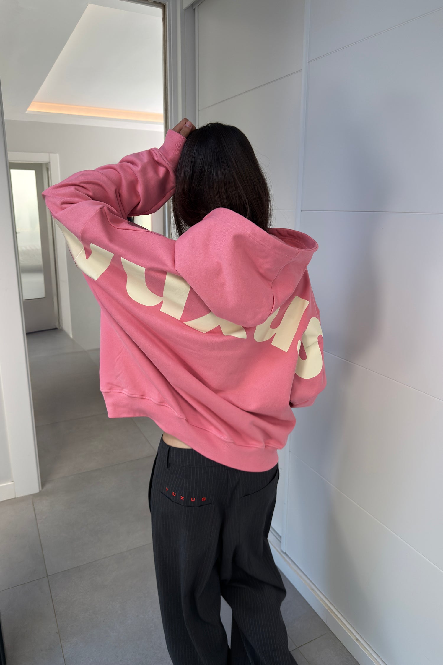 POW "LOWERCASE" HOODIE PINK