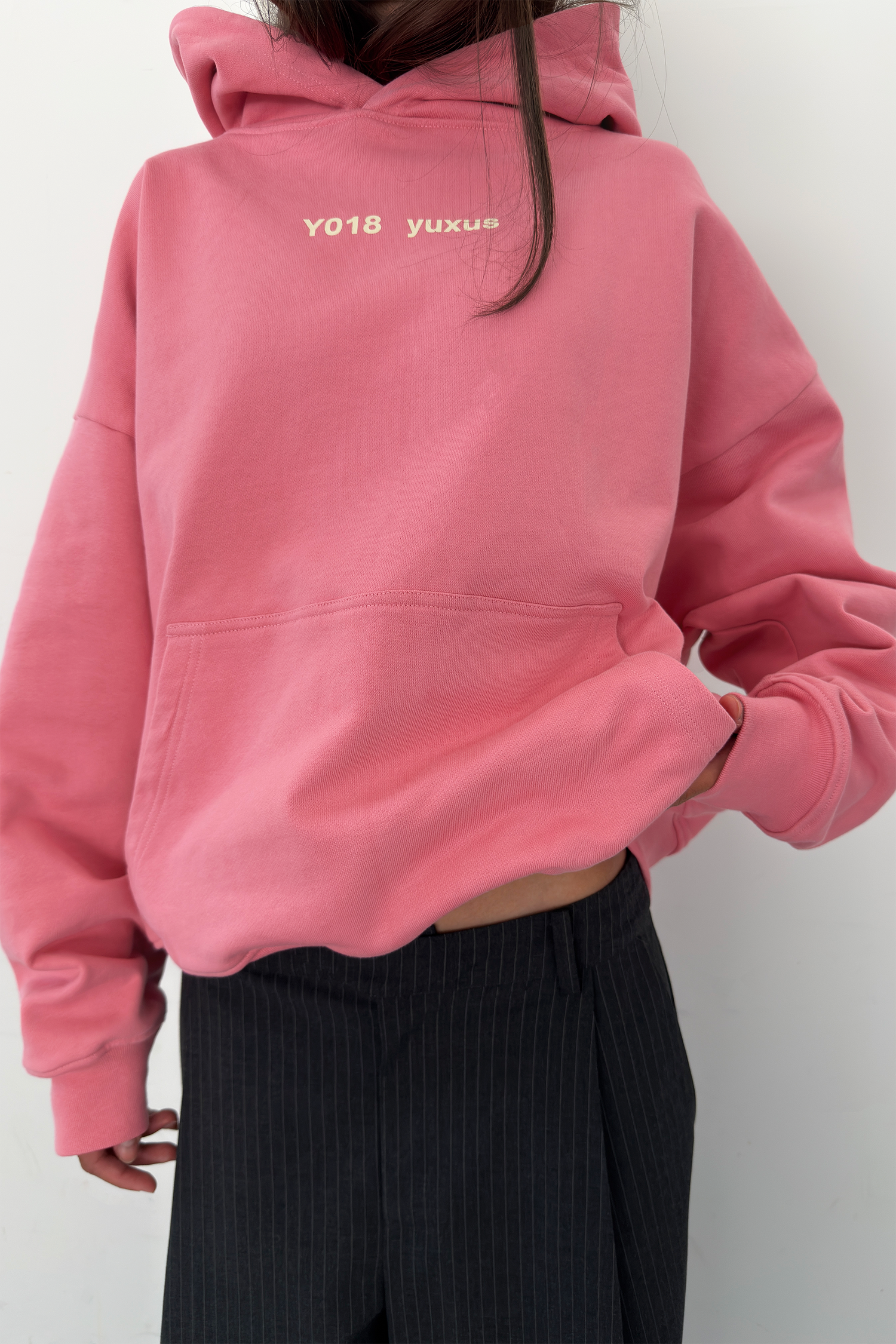 POW "LOWERCASE" HOODIE PINK