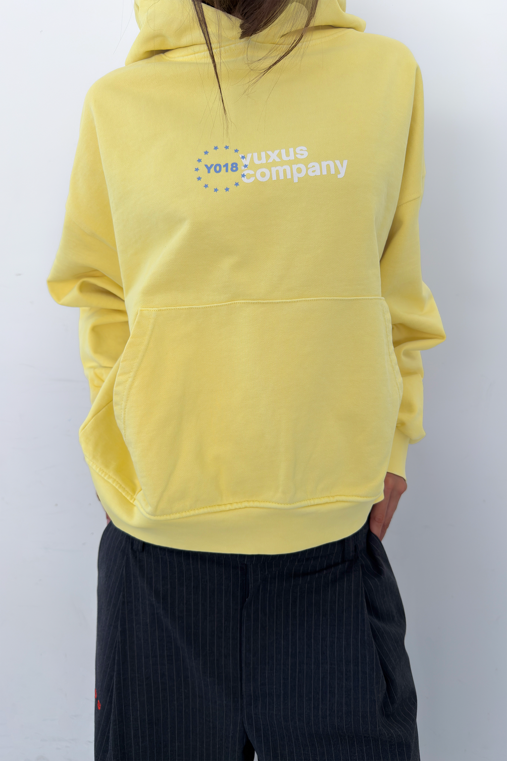 FLASH "LOWERCASE" HOODIE YELLOW
