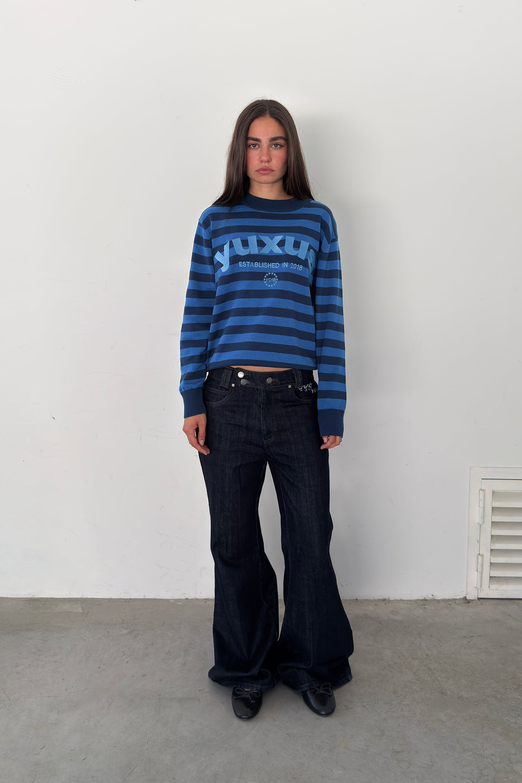 SOFT "LOWERCASE" JERSEY BLUE