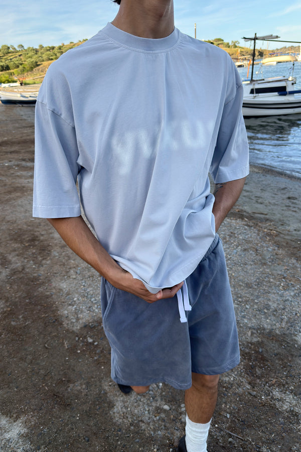 ZYAN "MEMORIES" T-SHIRT LIGHT BLUE