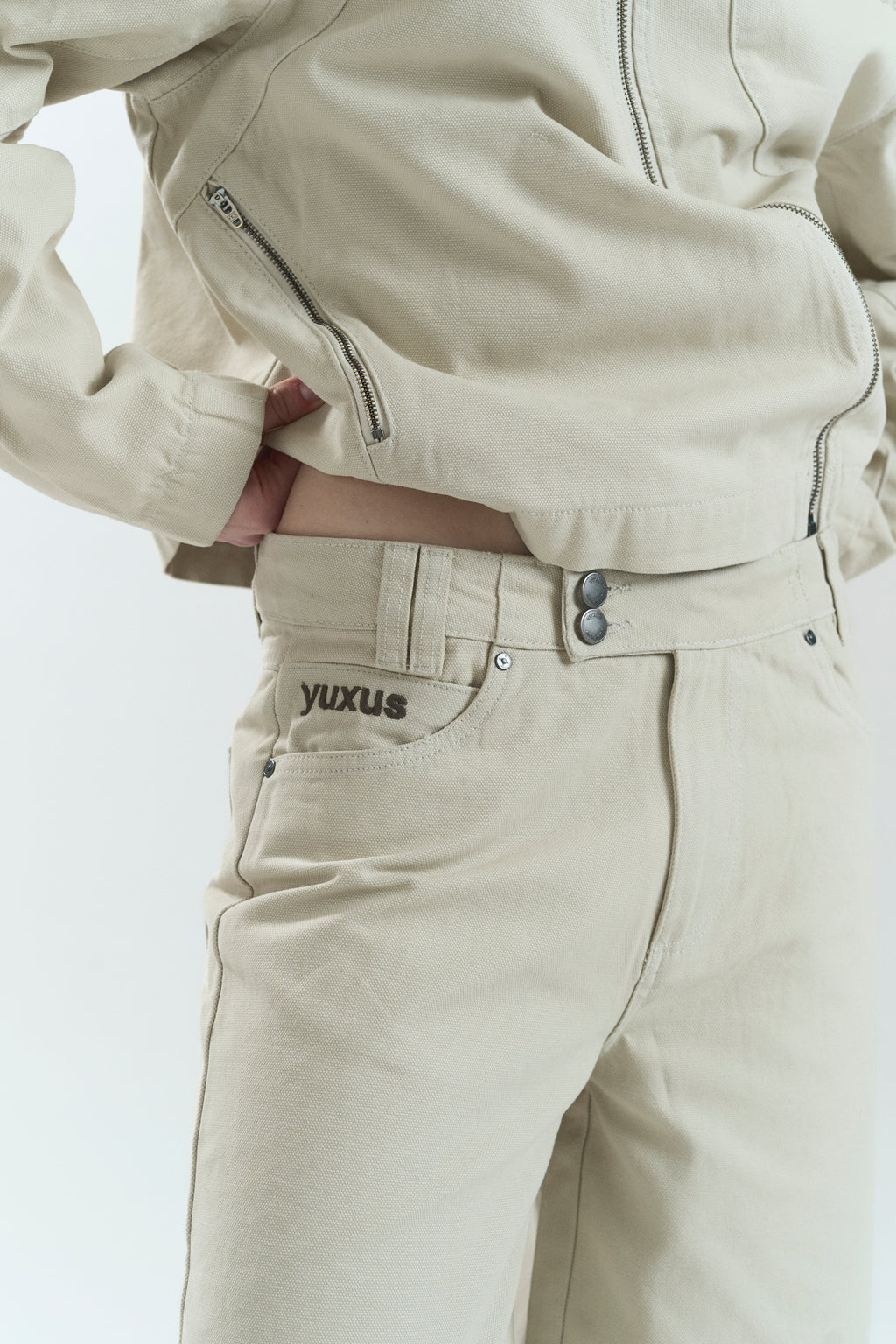 WASH "LOWERCASE" PANTS BEIGE