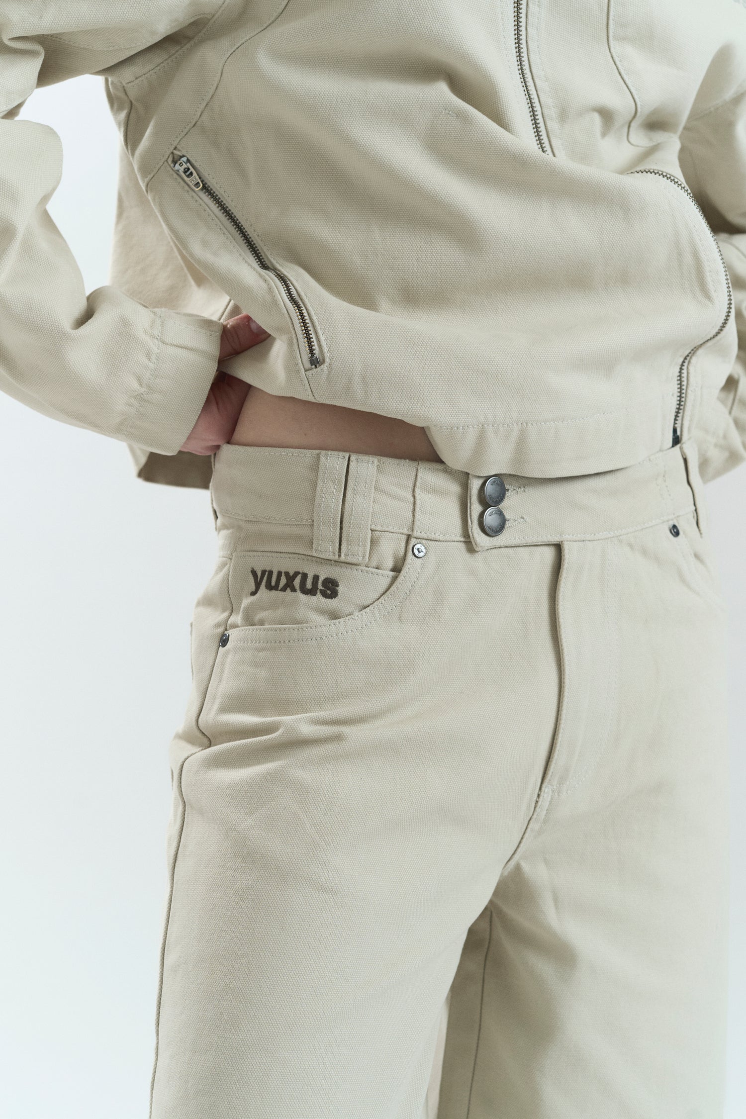 WASH "LOWERCASE" PANTS BEIGE