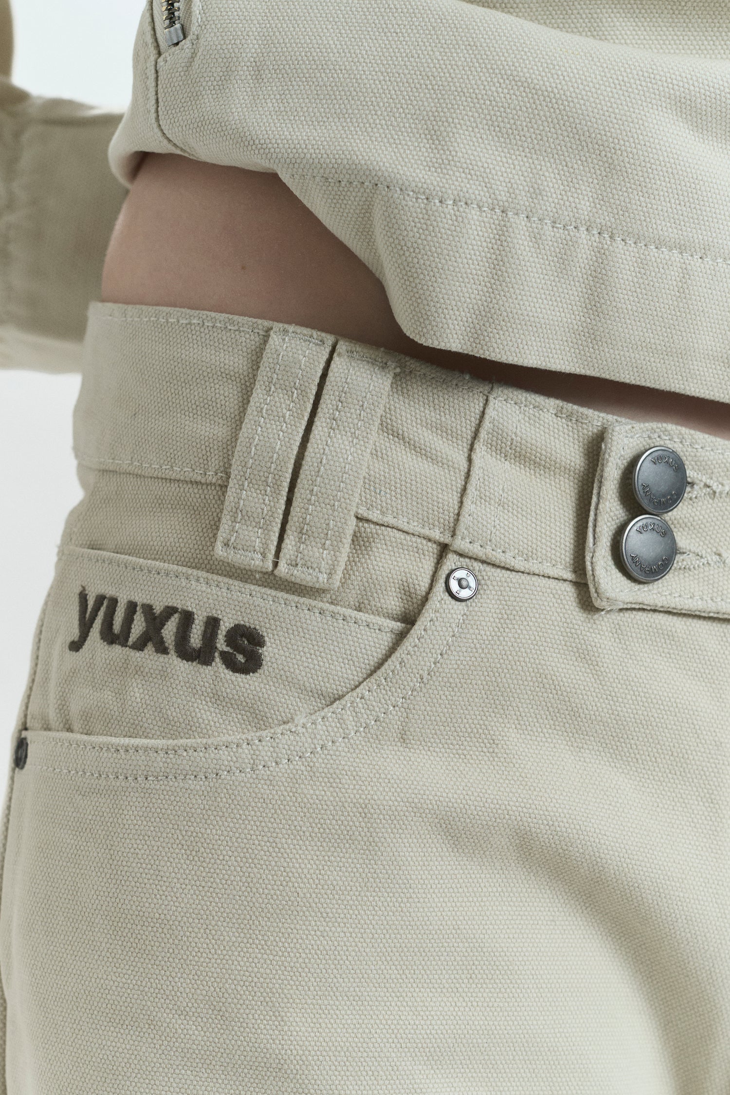 WASH "LOWERCASE" PANTS BEIGE