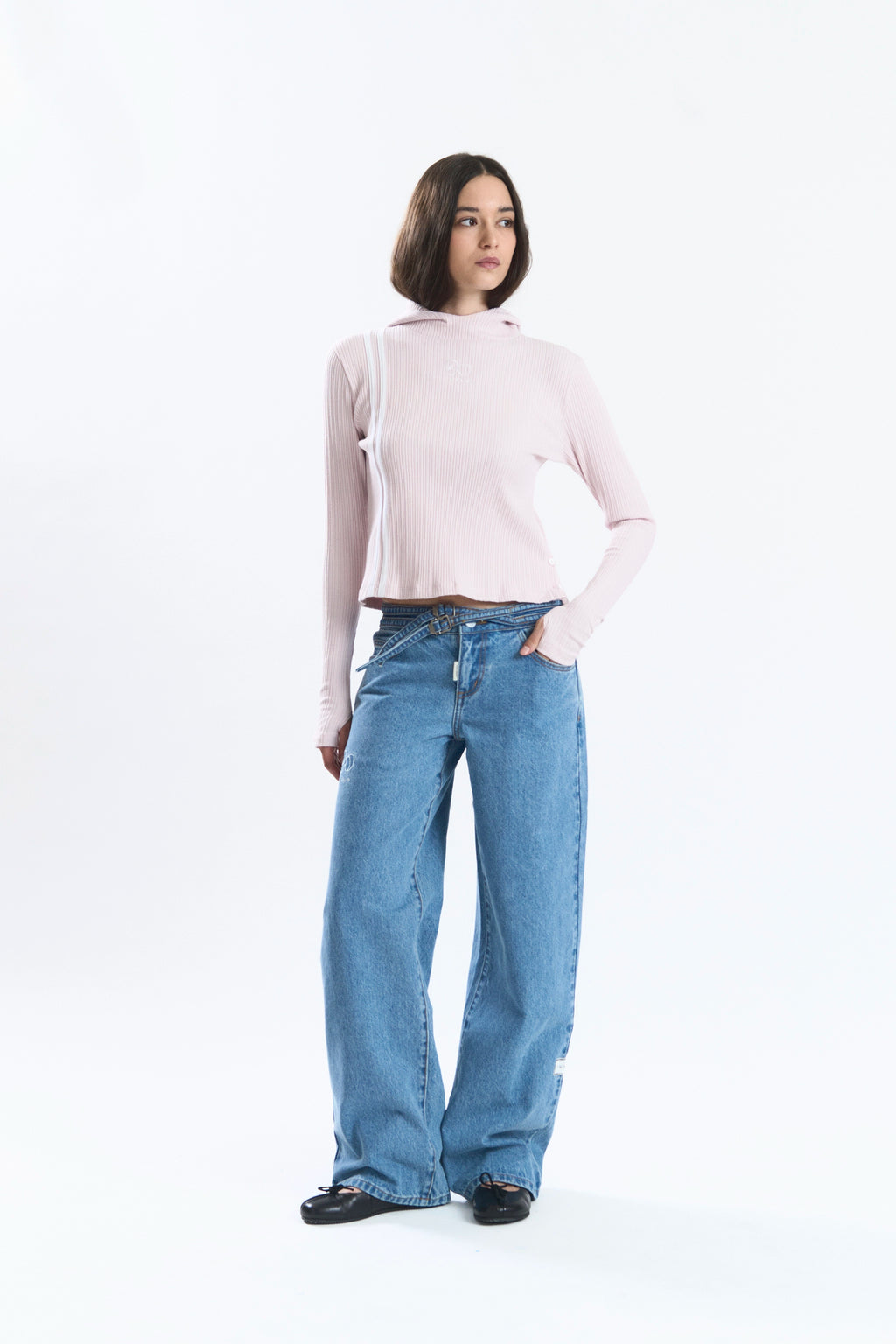 GREIGE HOODIE PINK