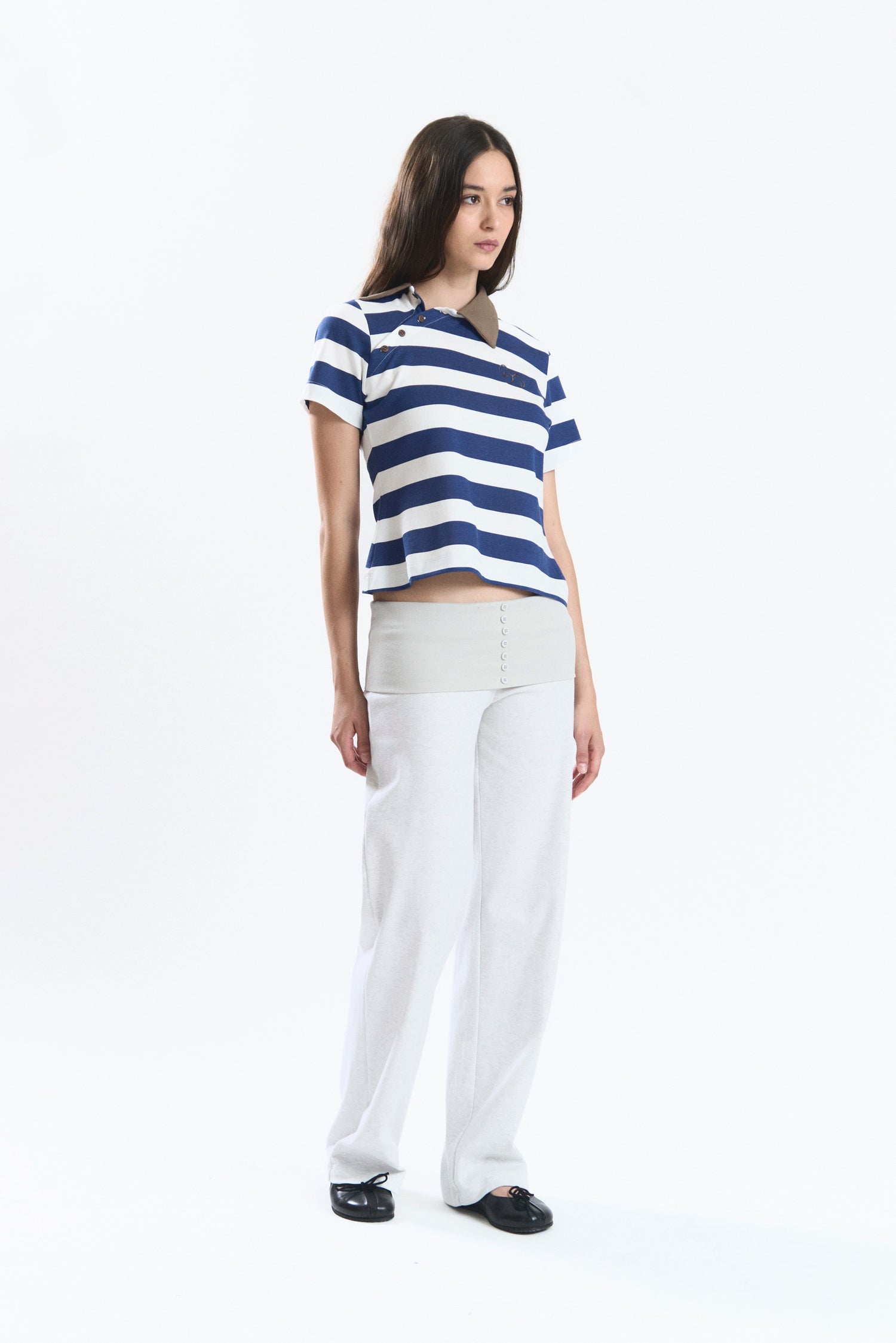 MAIZE POLO STRIPES BLUE