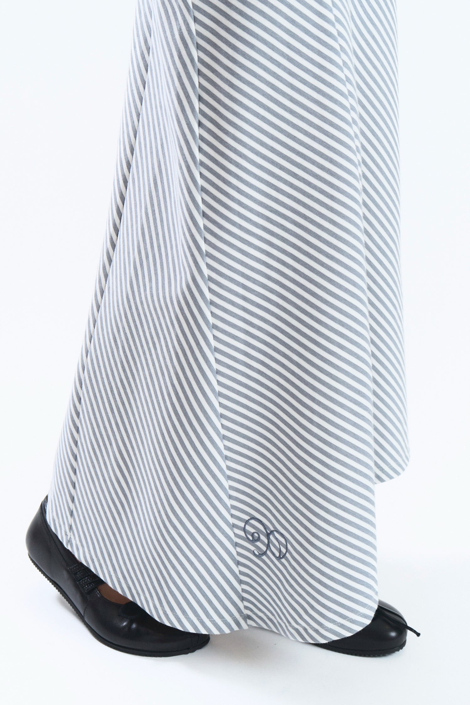 DRAPE SKIRT LIGHT BLUE