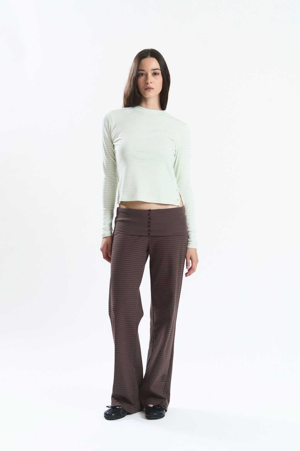 MAISON LONGSLEEVE STRIPES LIGHT GREEN