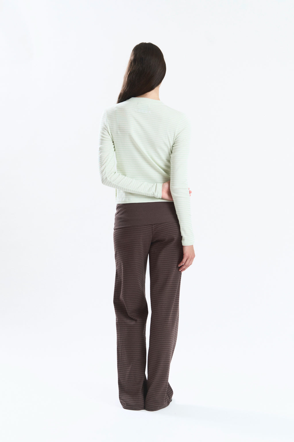 MAISON LONGSLEEVE STRIPES LIGHT GREEN