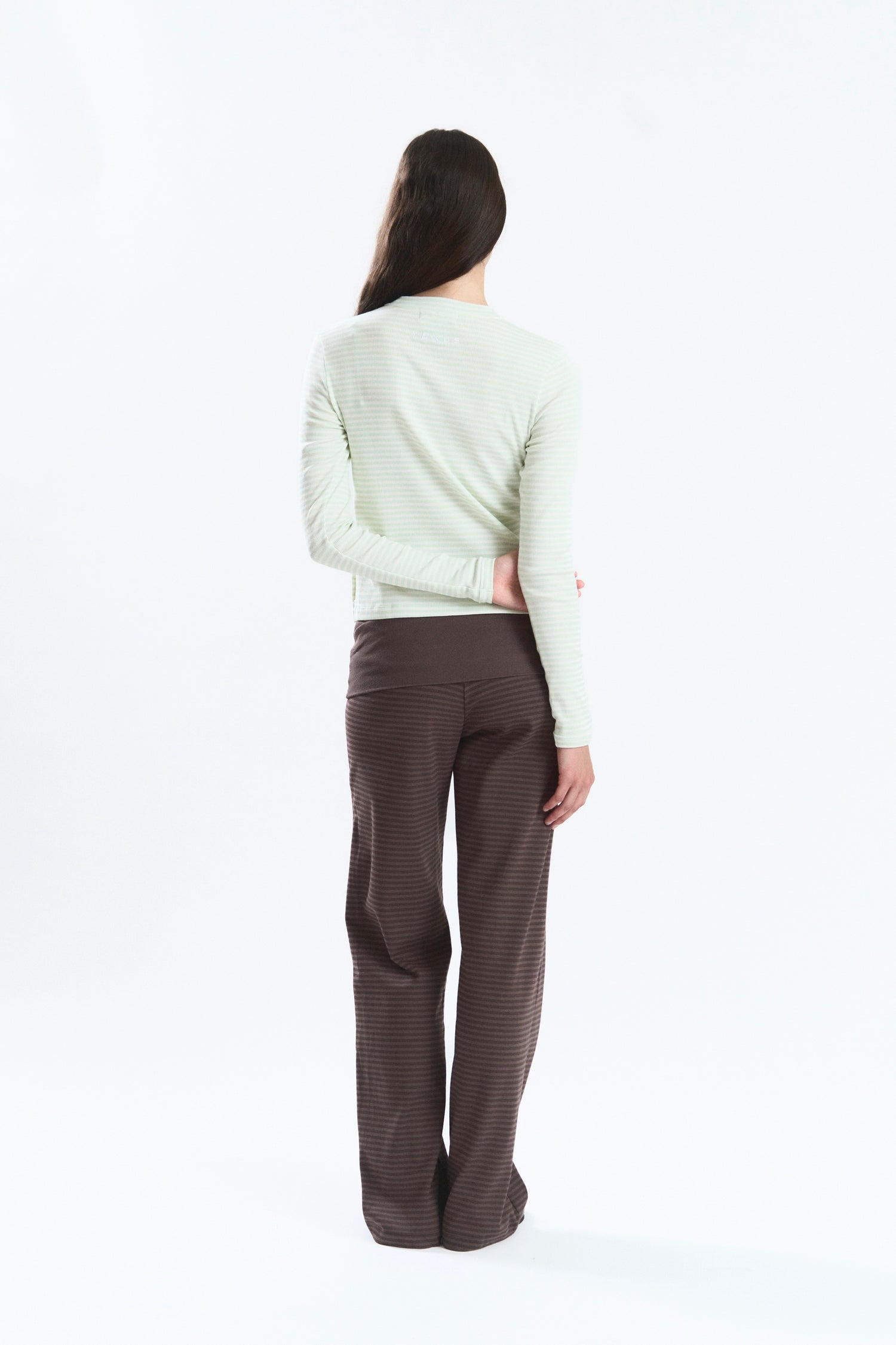 MAISON LONGSLEEVE STRIPES LIGHT GREEN