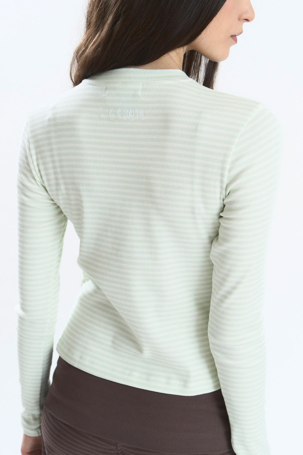 MAISON LONGSLEEVE STRIPES LIGHT GREEN