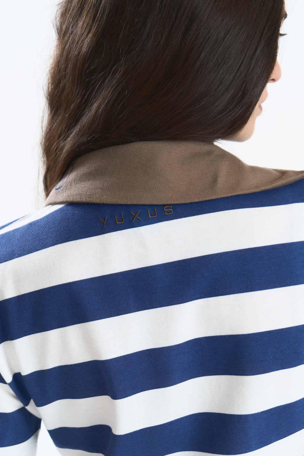 MAIZE POLO STRIPES BLUE
