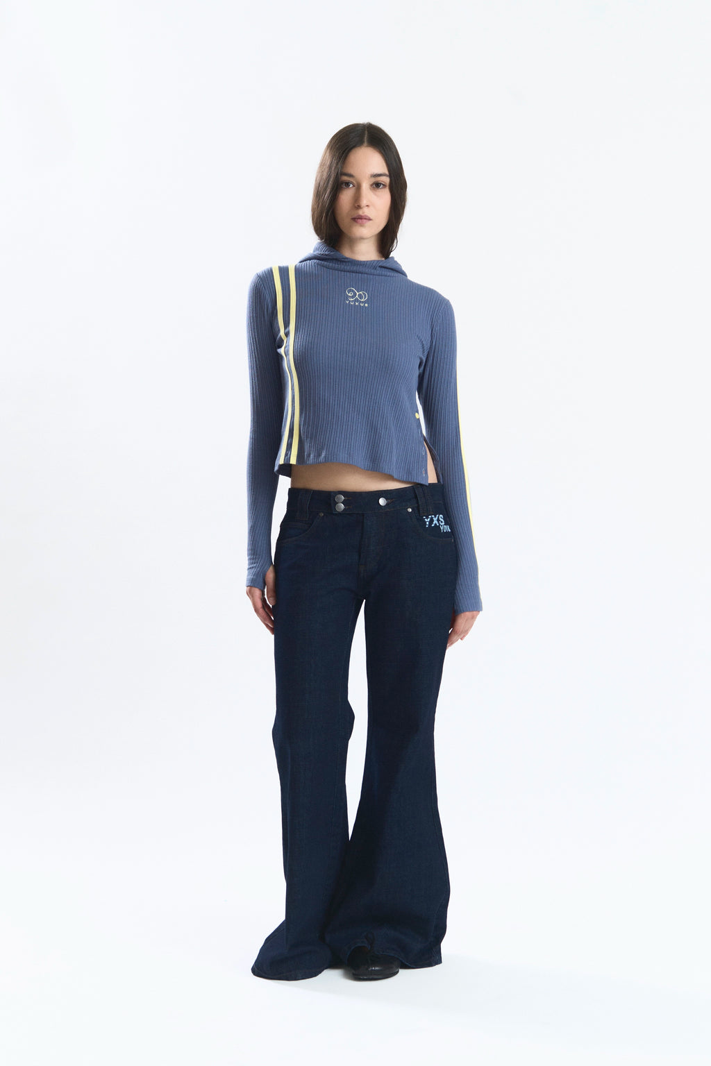 GREIGE HOODIE NAVY
