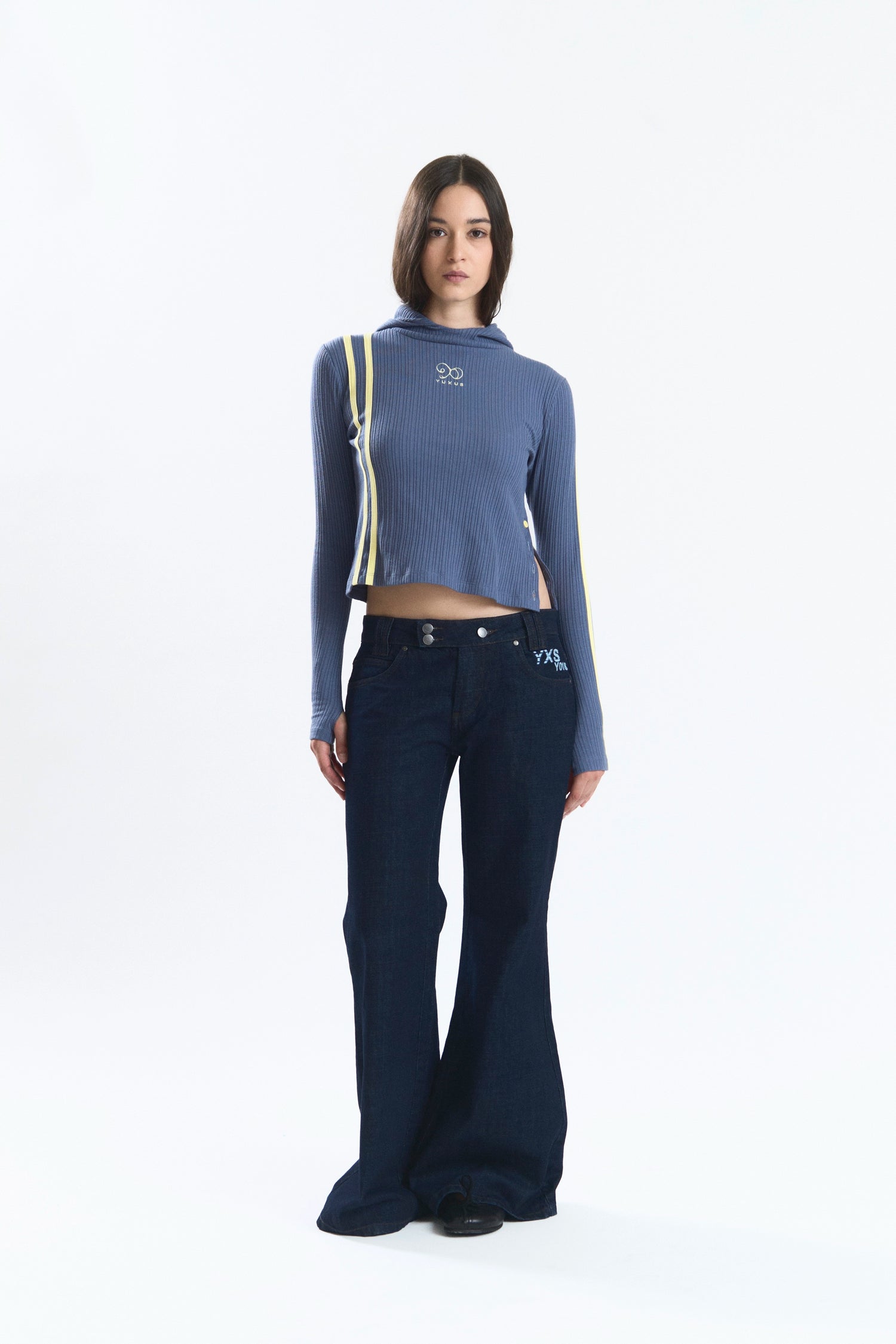 GREIGE HOODIE NAVY