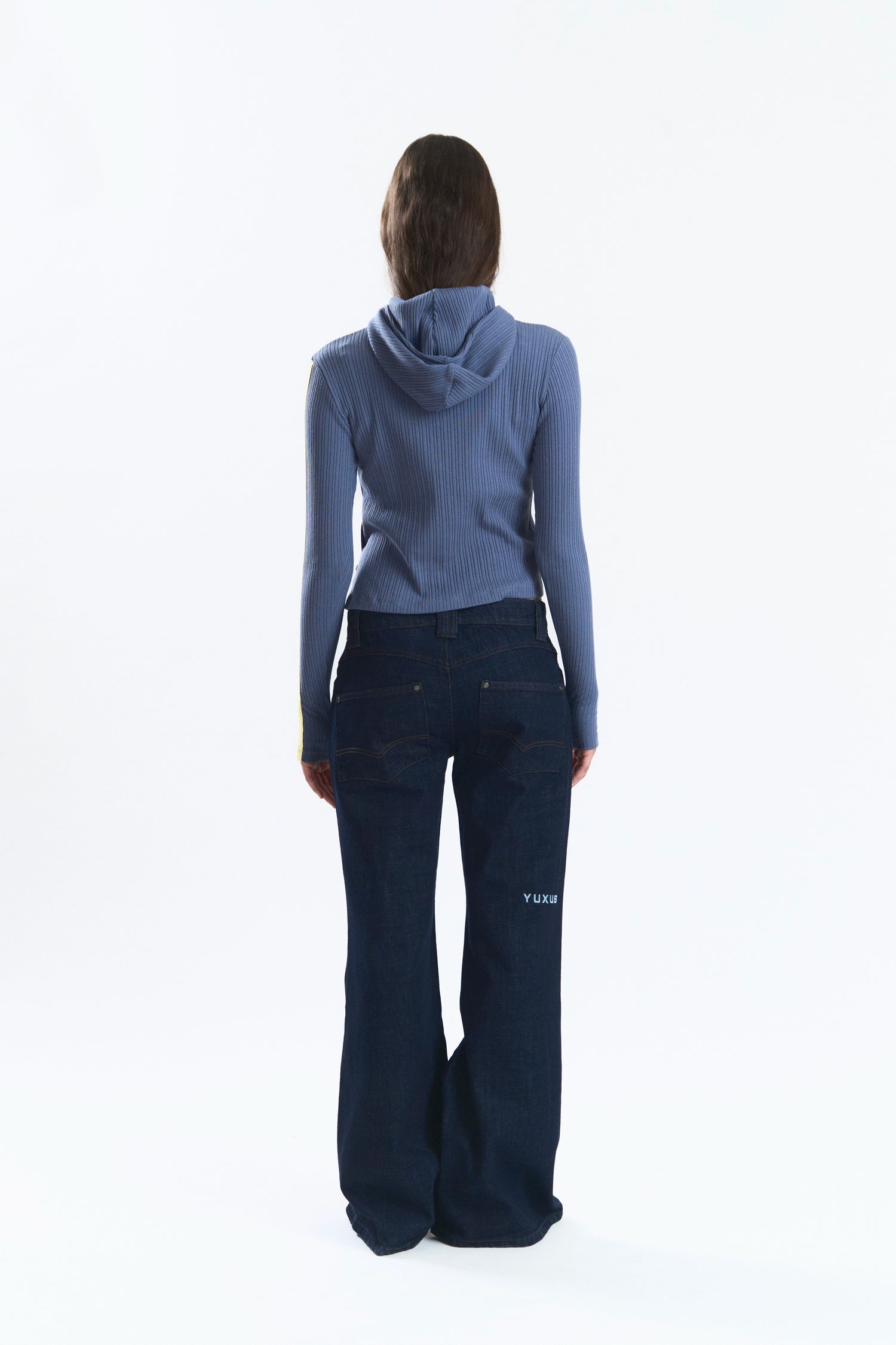 GREIGE HOODIE NAVY