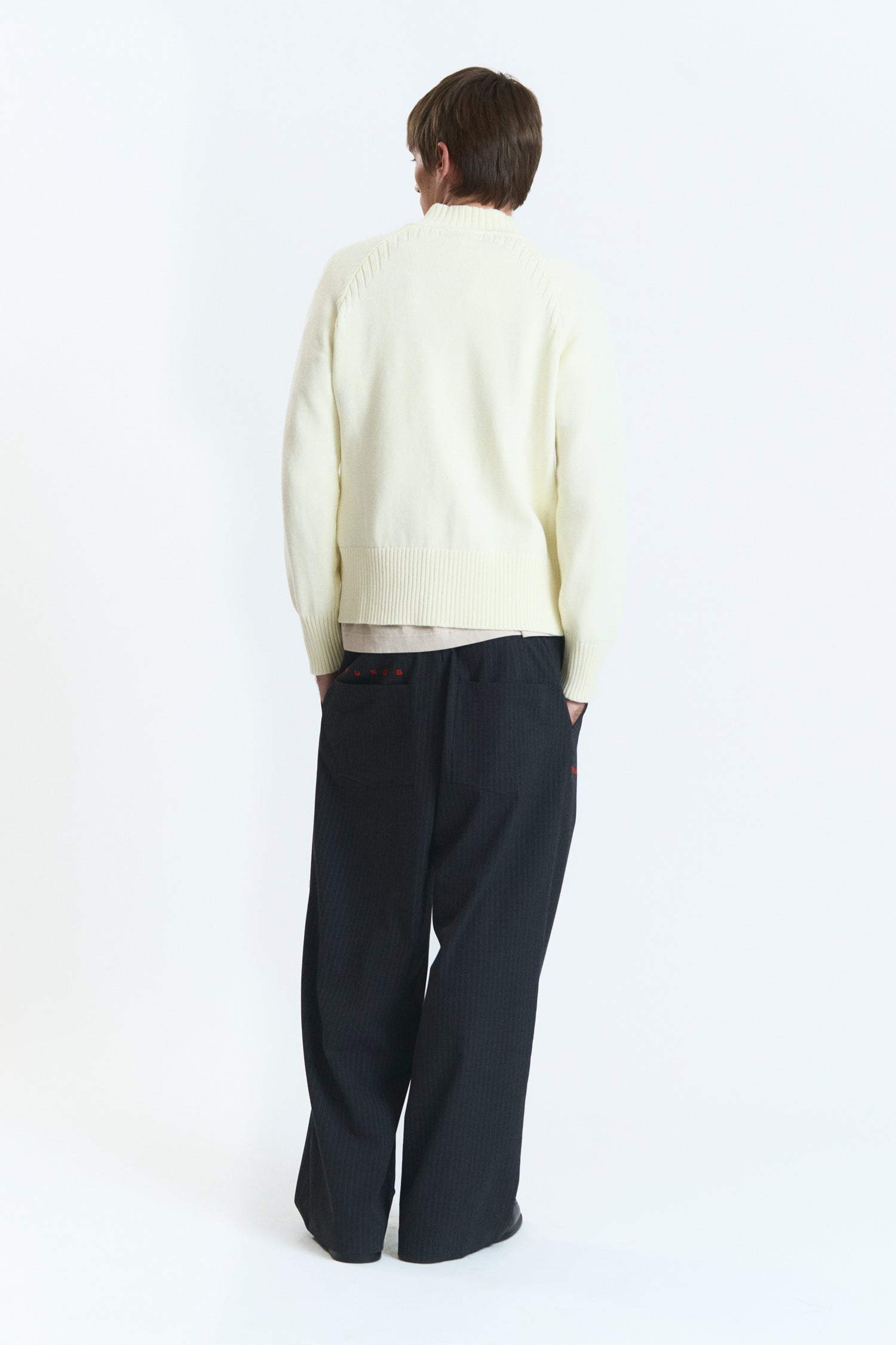 AURORA KNITTED ZIP VANILLA