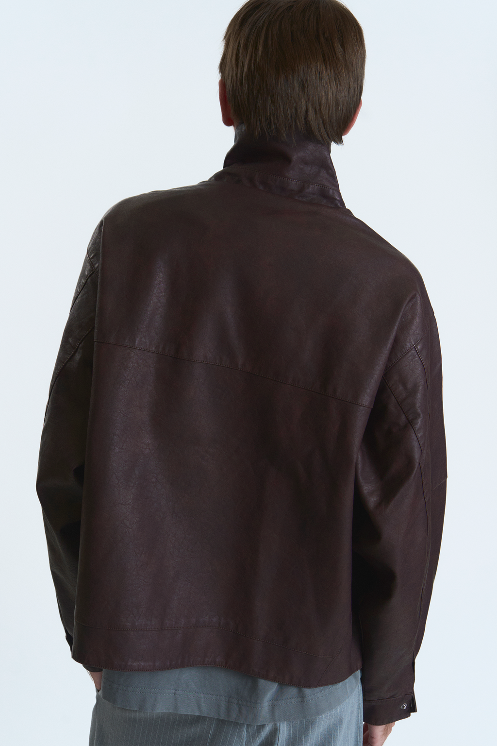 CHOCO "WINDY" PU LEATHER JACKET