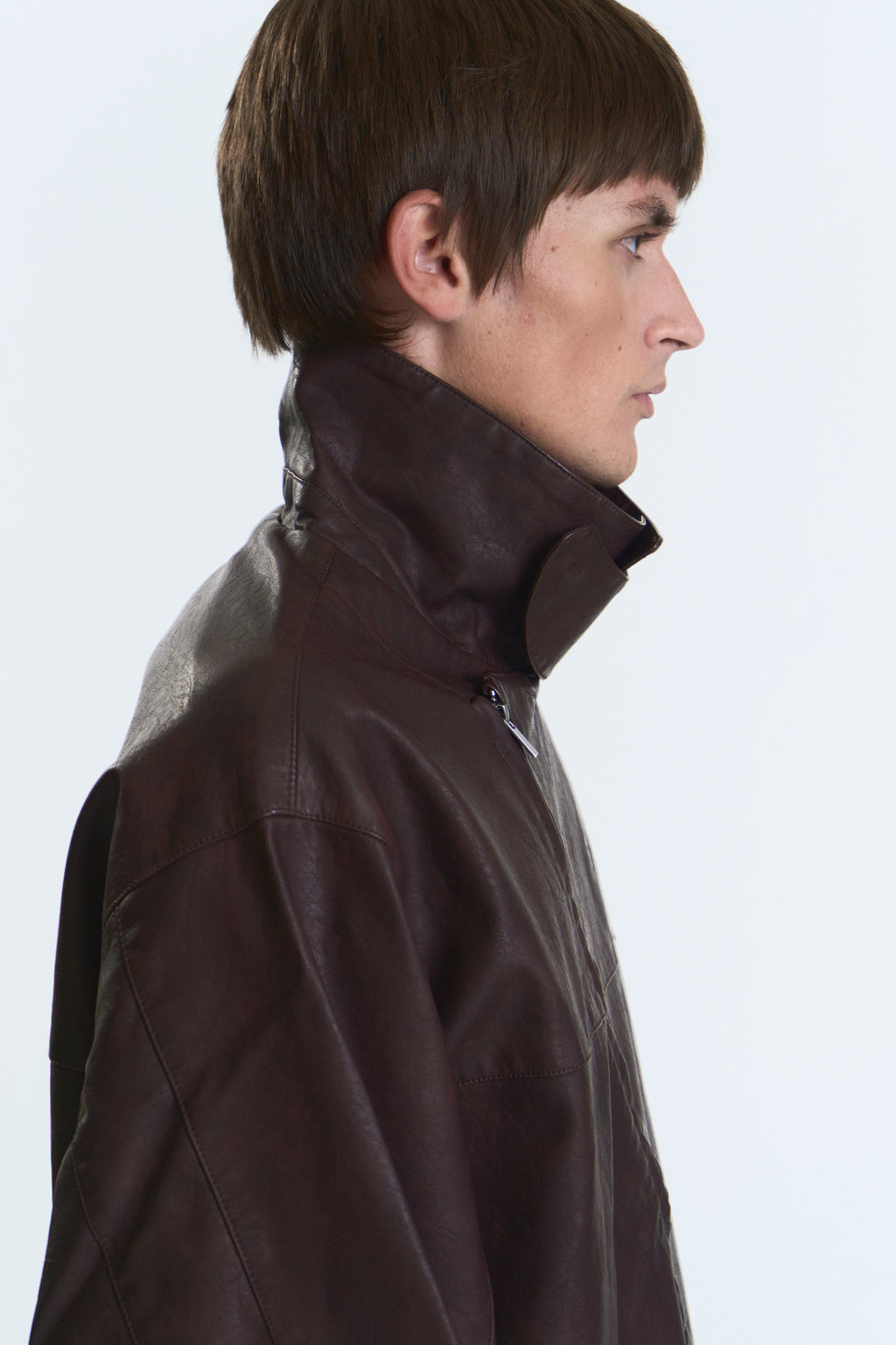 CHOCO "WINDY" PU LEATHER JACKET